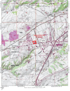 map of Thermo Eberline Site