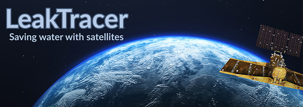 Saving Water With Satellites - Image of earth and space